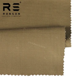 Tela Ripstop NYCO Wolf Tan táctica algodón-nailon para uniformes