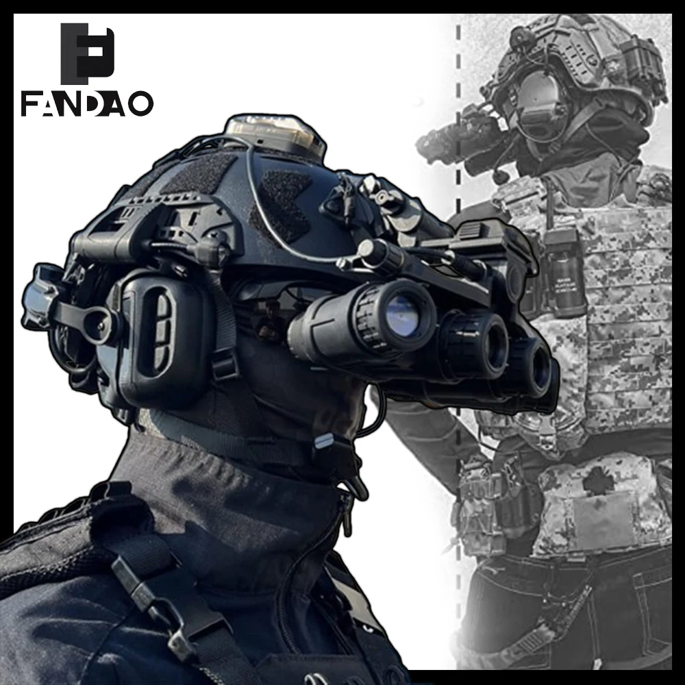 Casco táctico Airsoft protección corte alto ajustable NVG auriculares - imagen 5