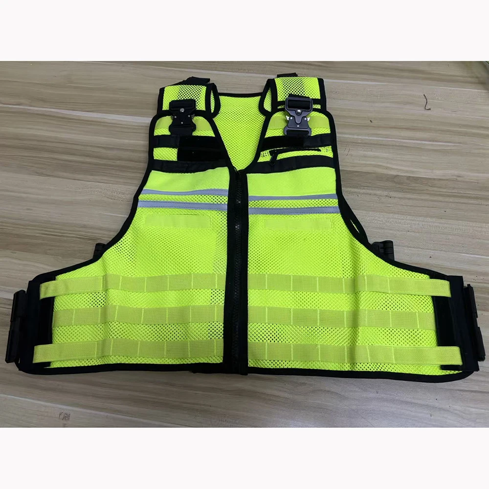 Chaleco táctico MOLLE con malla transpirable y desmontaje rápido - imagen 2