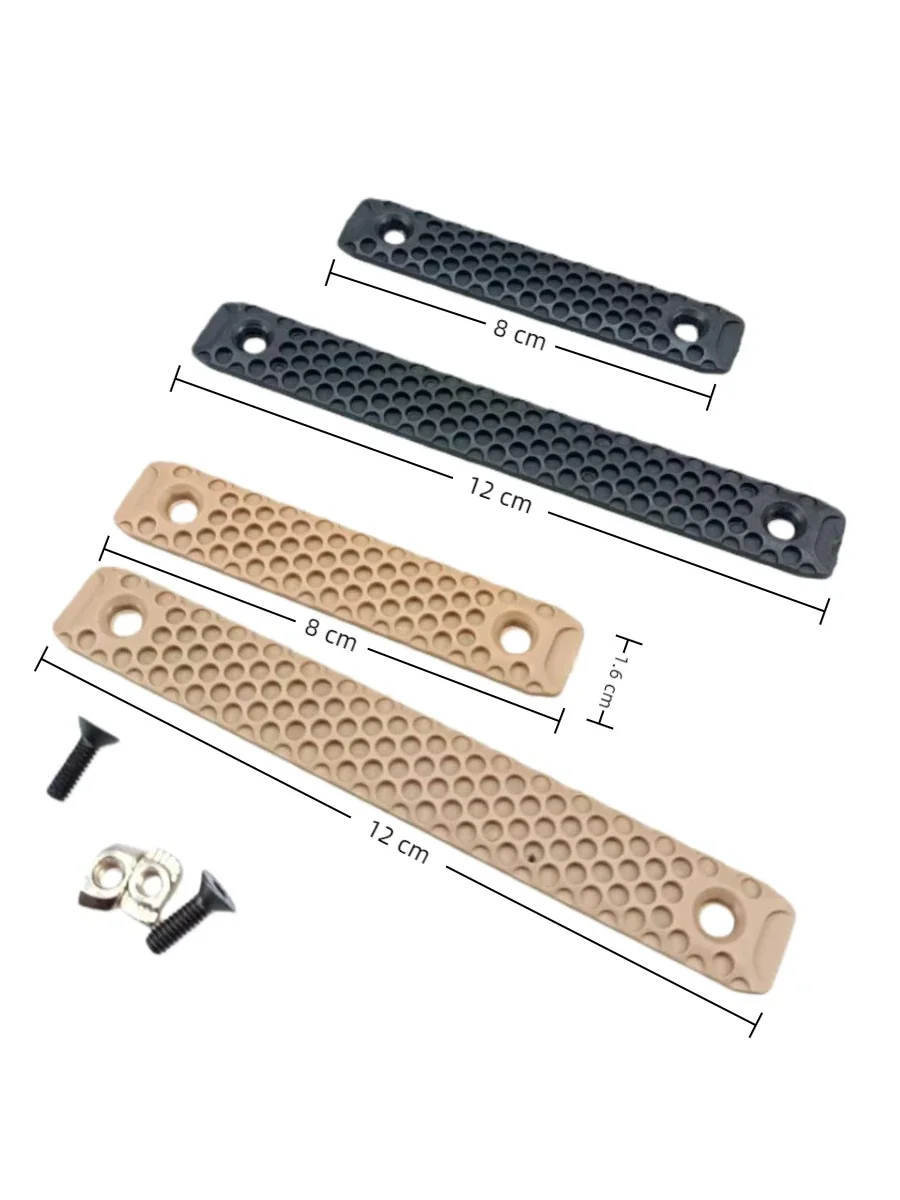 Cubierta protectora MLOK honeycomb G10 para rieles - imagen 2