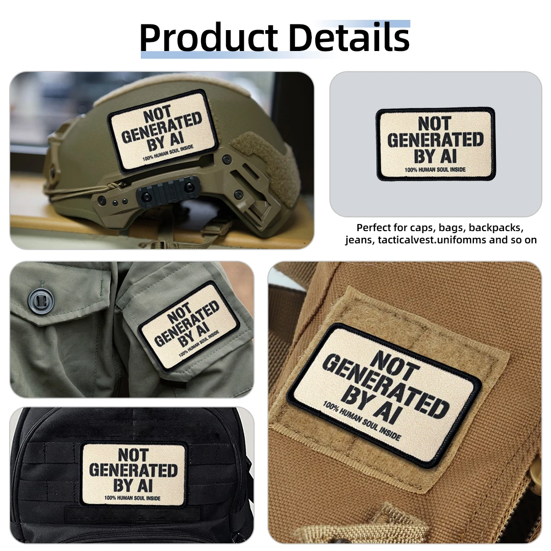 Parche táctico meme velcro gancho y bucle para EDC, Airsoft - imagen 2