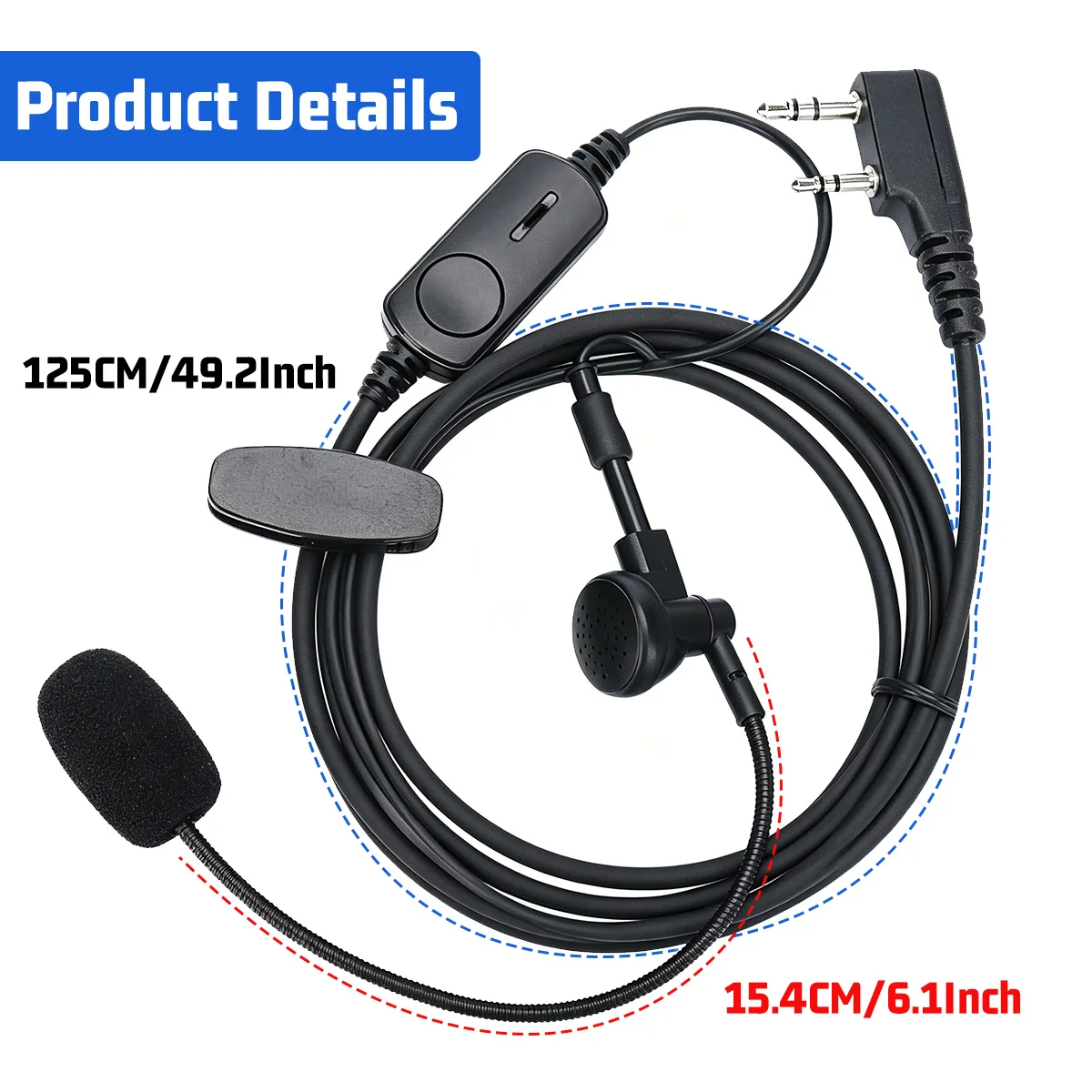 Auricular ABBREE para entornos con ruido