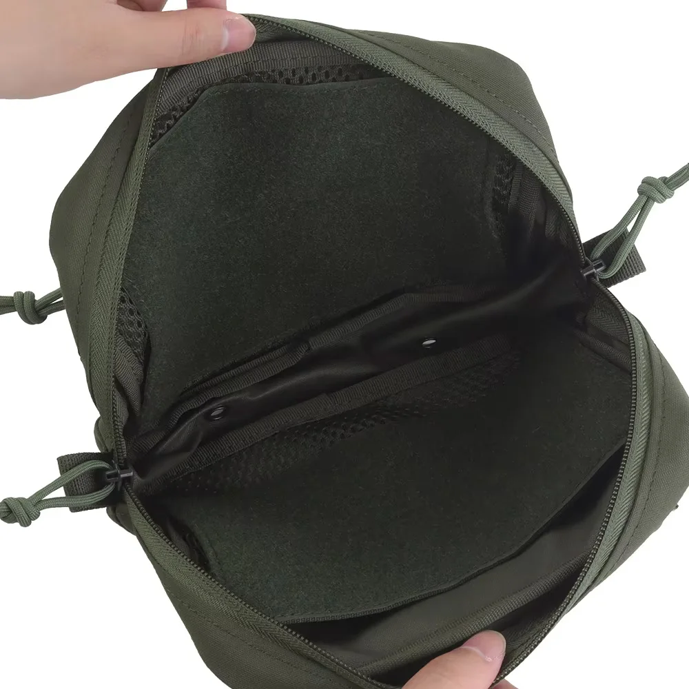 Bolsa táctica Serie R MOLLE con cierre mágico para chaleco caza - imagen 4