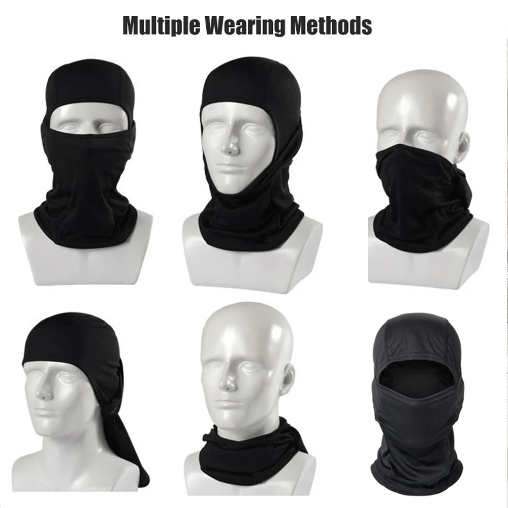 Pasamontañas camuflaje máscara facial completa multifunción táctica - imagen 2