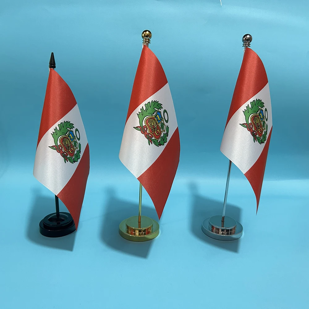 Bandera escritorio Perú SKY – Nacional decorativa para oficina