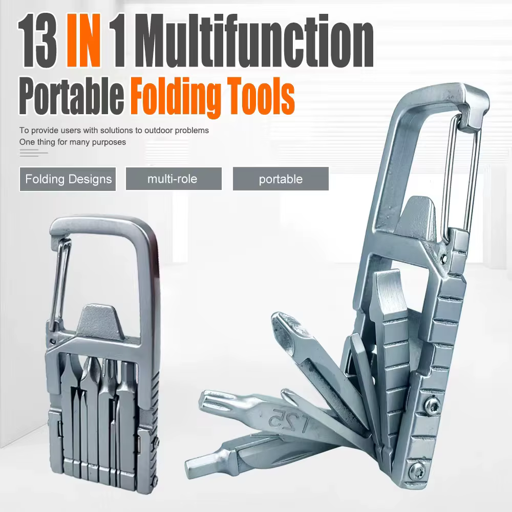 Navaja multifunción plegable acero inoxidable para camping - imagen 2