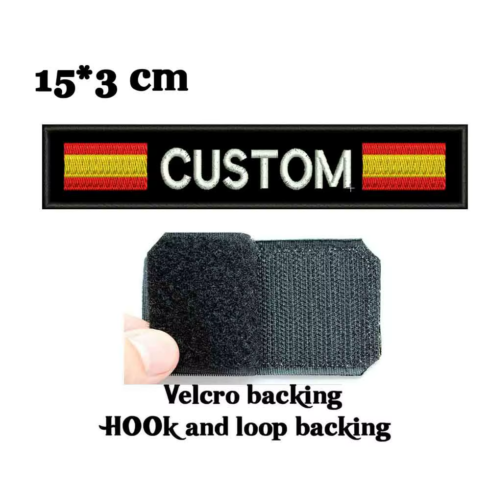 Parche bordado Ejército España – Diseño sangre
