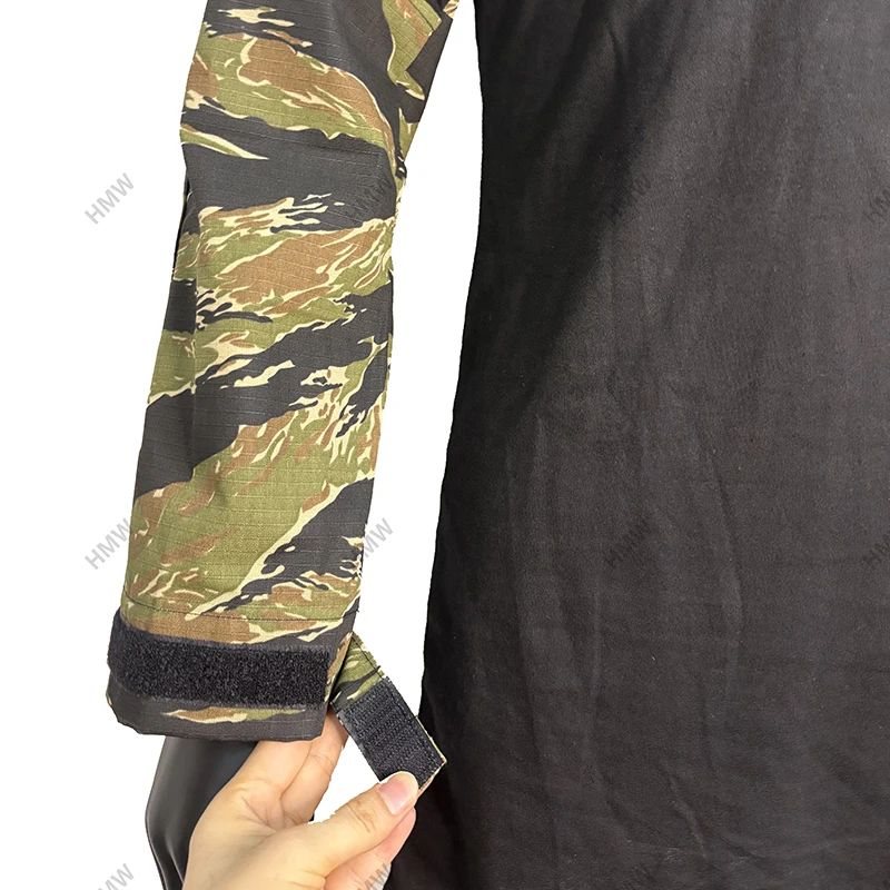 Camuflaje táctico punto tigre selva – camiseta tipo rana - imagen 3
