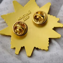 Pin militar soviético Estrella Roja – Emblema patriótico