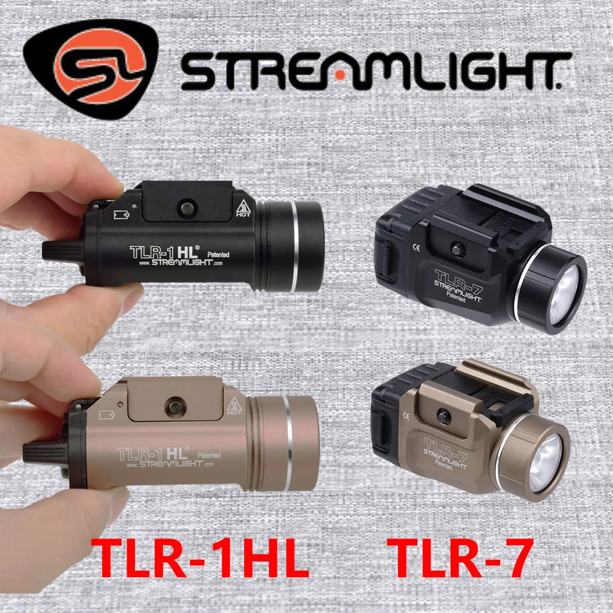 Streamlight TLR-1HL linterna táctica para pistola airsoft Glock - imagen 3