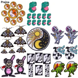 Parches bordados mariposa gato dinosaurio – Planchar o coser DIY