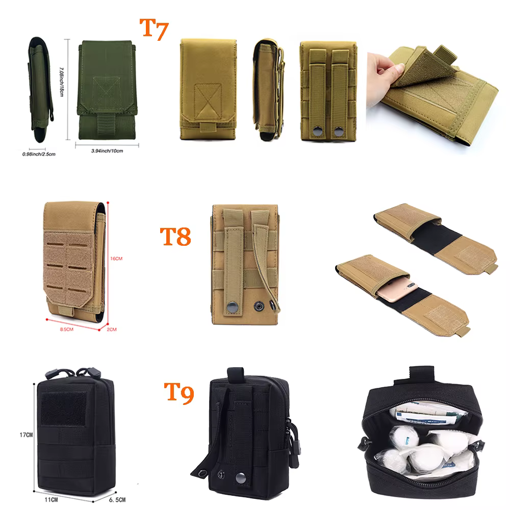 Bolsa táctica MOLLE exterior para móvil y EDC - riñonera de cintura - imagen 4