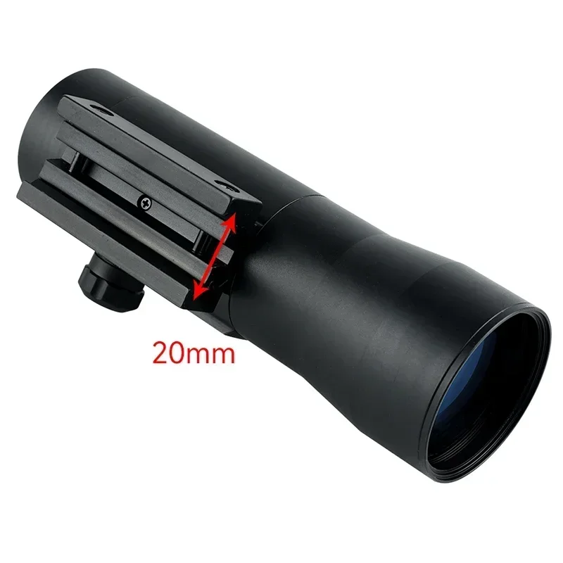 Mira reflex compacta para caza y airsoft, compatible Picatinny