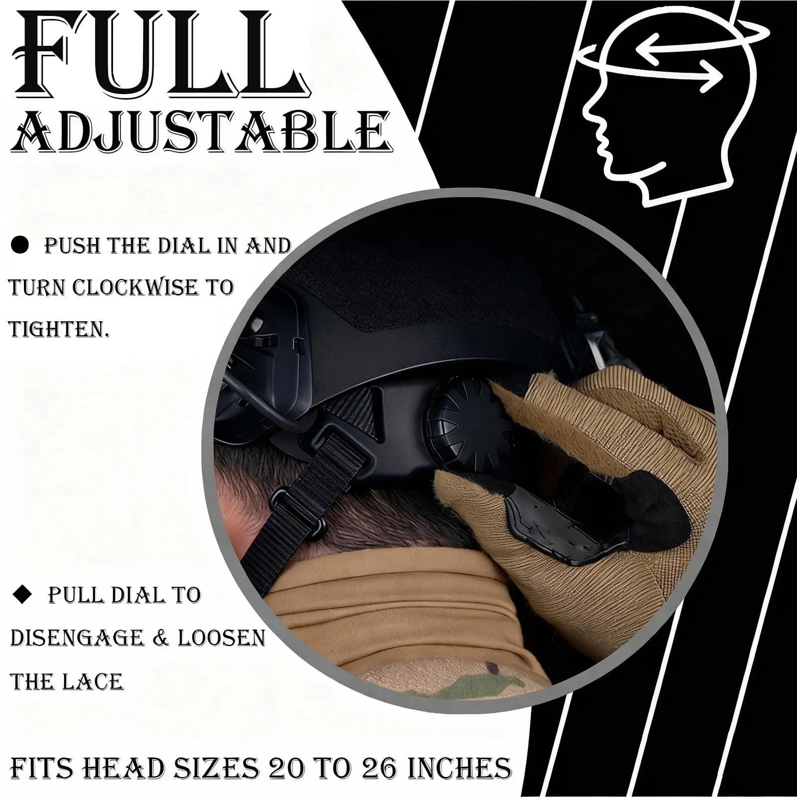 Casco táctico NVG con auriculares y luz para airsoft, cosplay - imagen 3