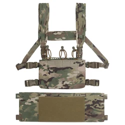 LV-X Chaleco táctico MOLLE portador de placa con bolsa triple 5.56