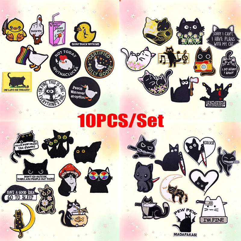 Parches termoadhesivos bordados de animales de dibujos – para jeans - imagen 2