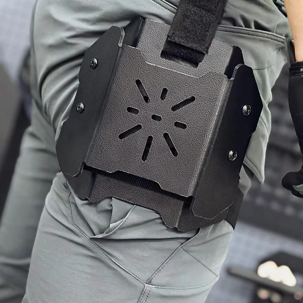 Funda Kydex táctica para muslo con placa fija y EDC - imagen 4