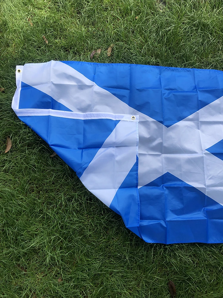 Bandera Saltire Escocia Sky FLAG – Poliéster 150×90 cm para desk para actos y desfiles - imagen 4