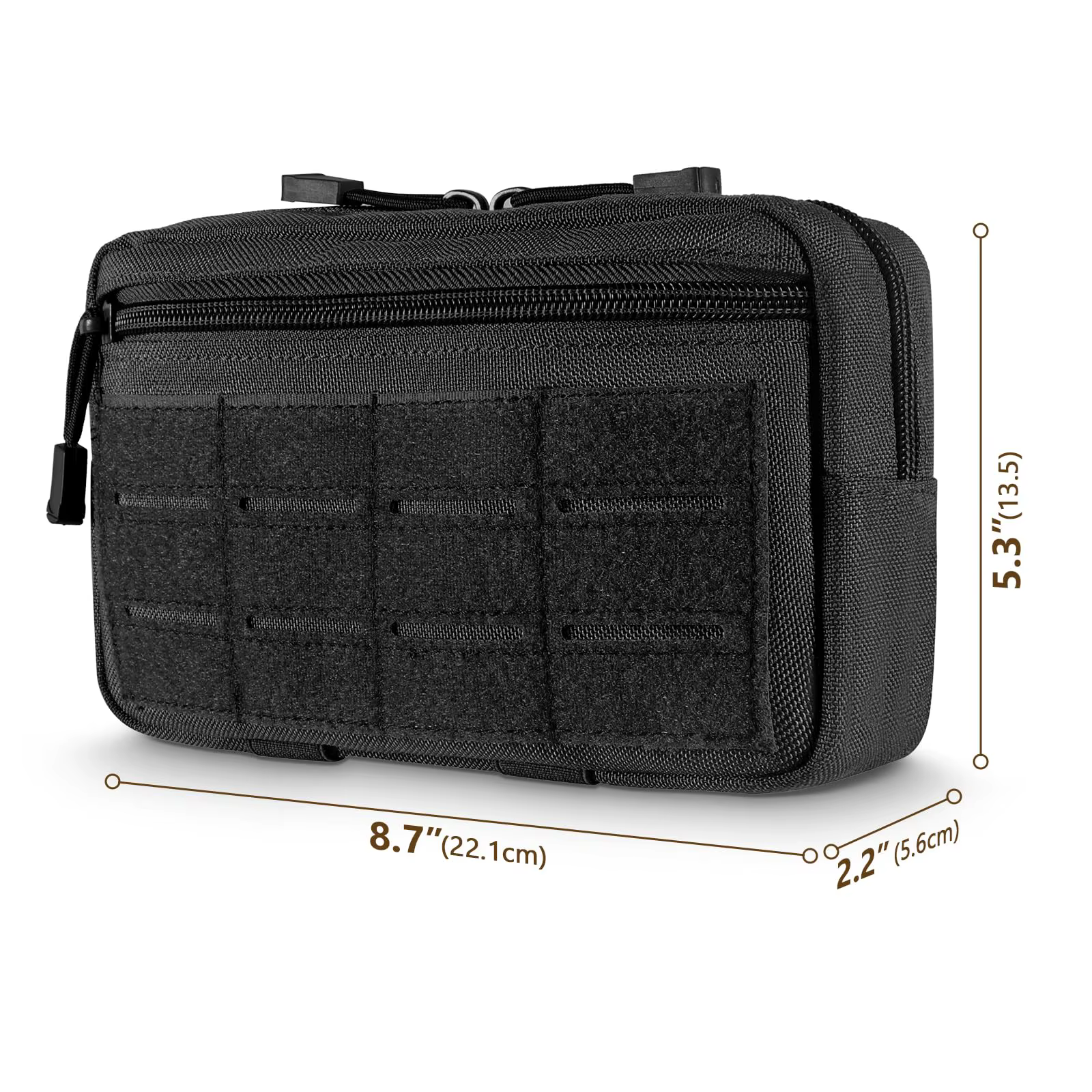 Pouch táctico modular horizontal – Bolsillo organizador MOLLE - imagen 2