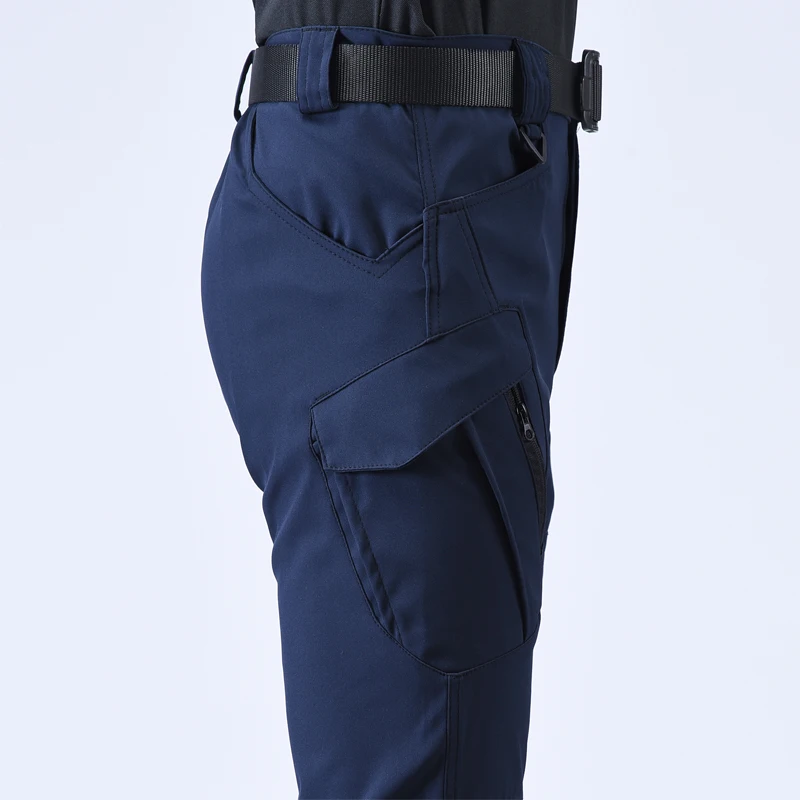 Pantalones tácticos cargo Softshell elásticos para senderismo - imagen 4