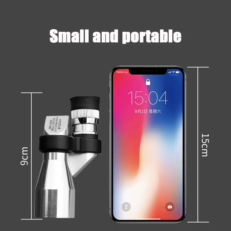 Monocular de visión nocturna 8x20 – Mini táctico portátil para caza - imagen 2