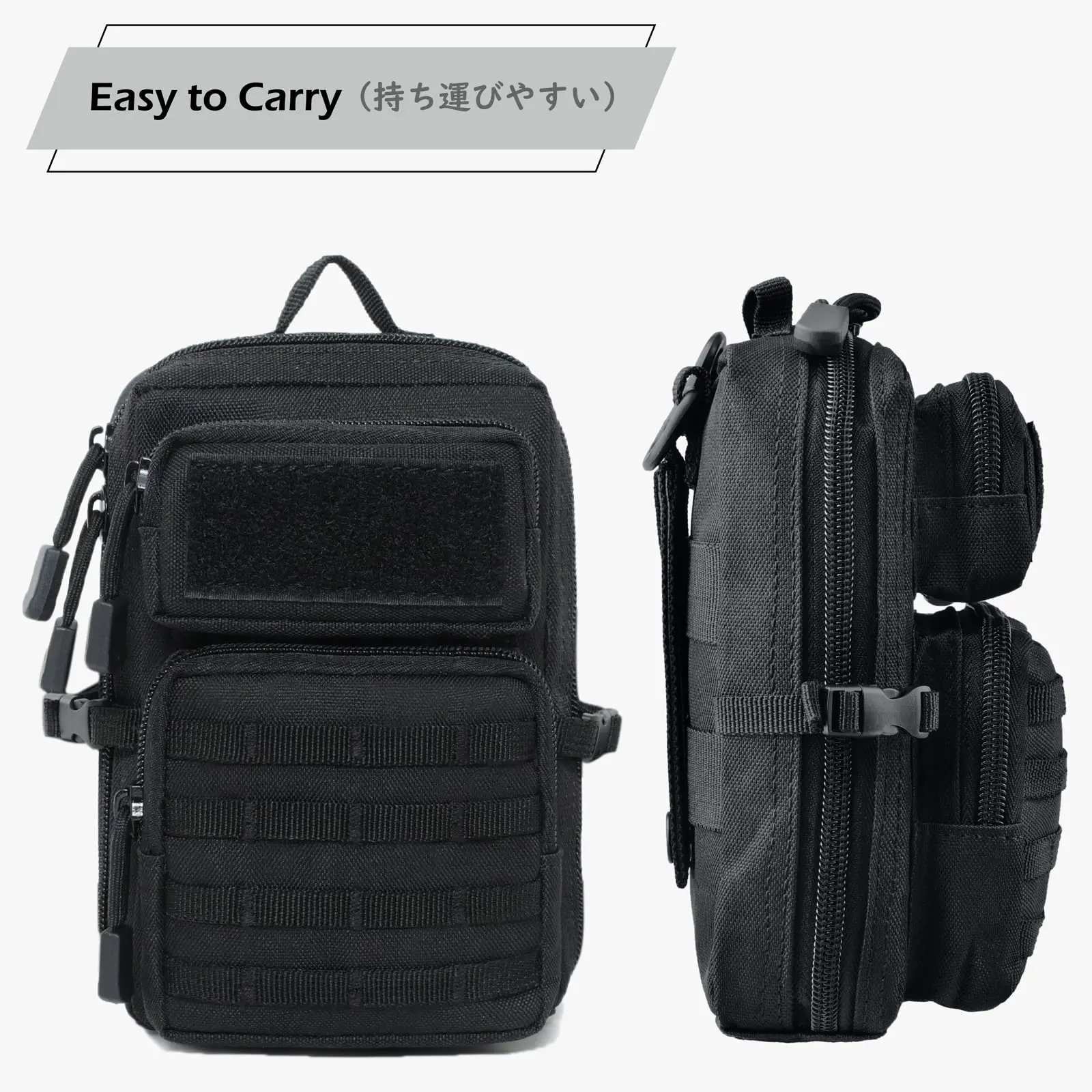 Bolsa táctica MOLLE riñonera EDC outdoor pesca senderismo - imagen 2