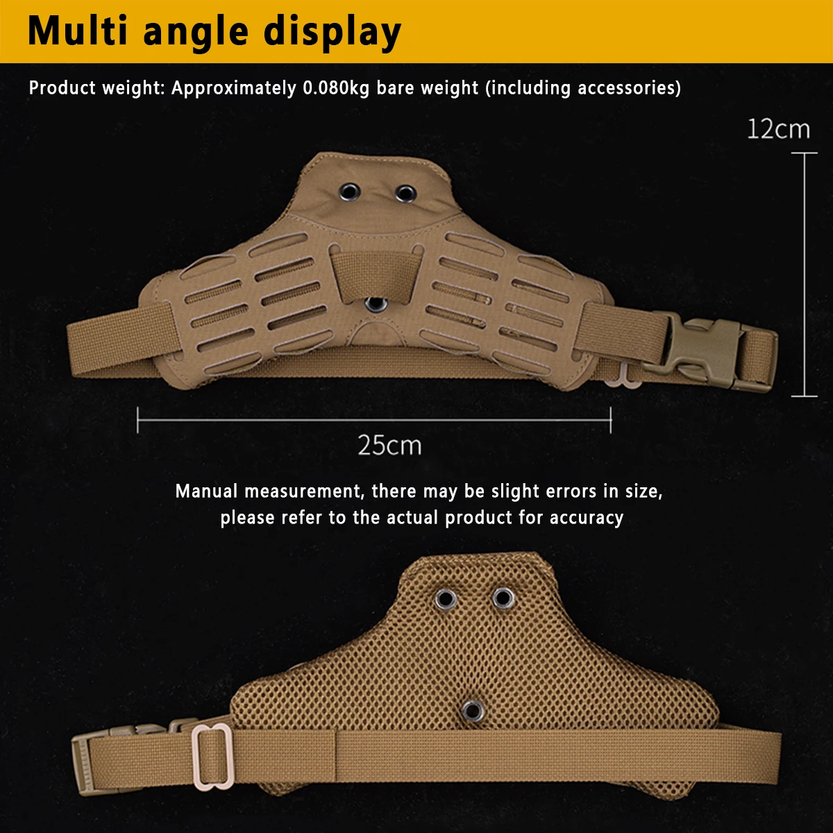 Plataforma MOLLE de pierna con correas ajustables para el muslo - imagen 4