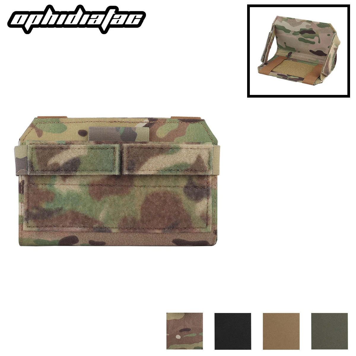 OPHIDIANTAC Kit MOLLE panel trasero con bolsa teléfono y navegación - imagen 5