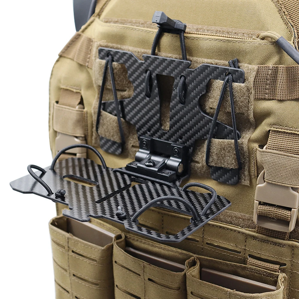 Soporte táctico plegable detalle fijación