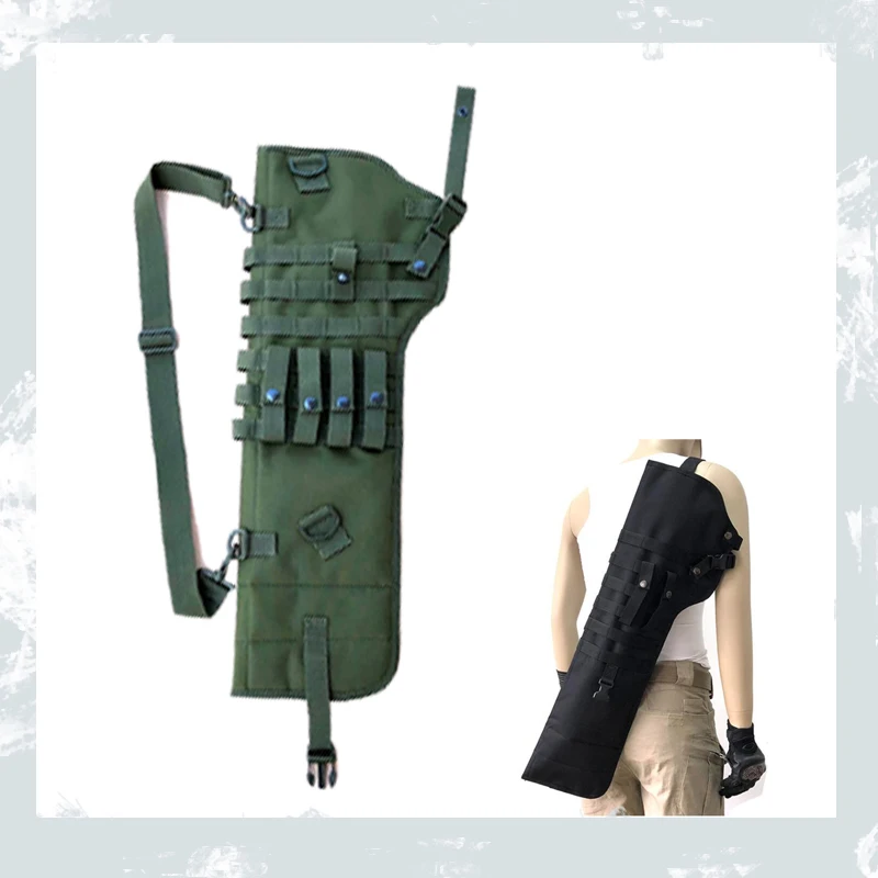 Funda táctica escopeta con MOLLE para campismo y caza - imagen 4