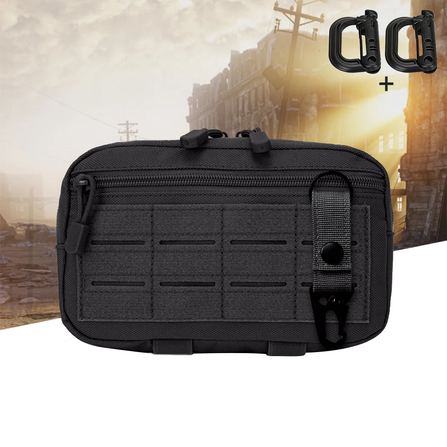 Riñonera táctica con sistema MOLLE y bolsillo lateral para EDC - imagen 2