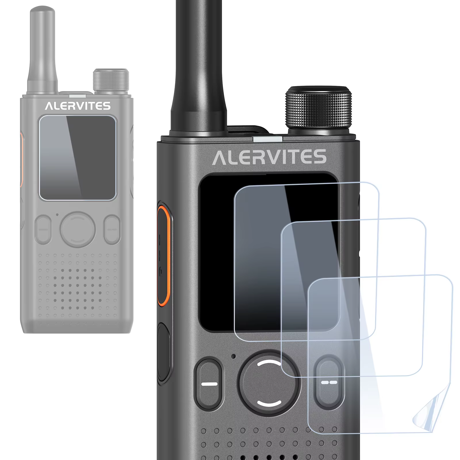 Protector de pantalla Baofeng AT1 para walkie antihuellas autorreparable - imagen 3
