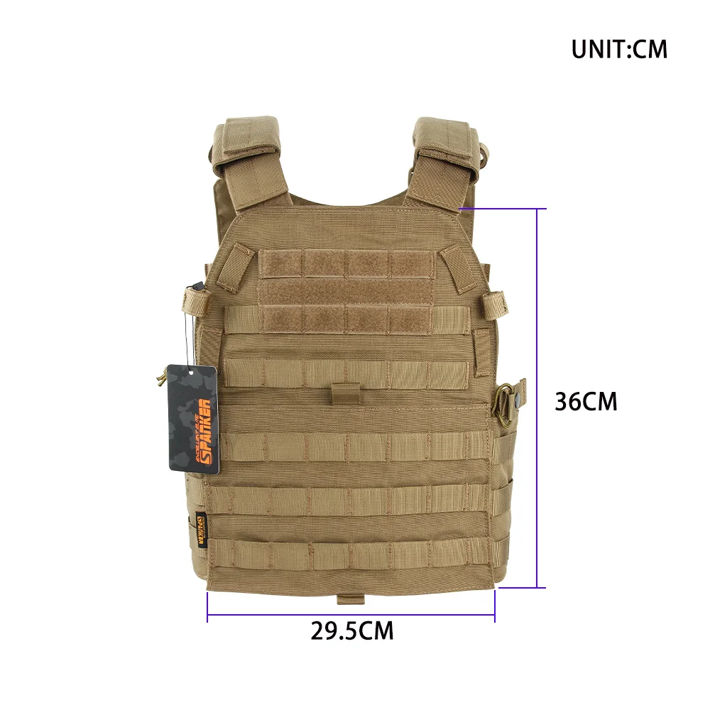 Chaleco táctico MOLLE con bolsillos - Airsoft, caza y seguridad - imagen 5