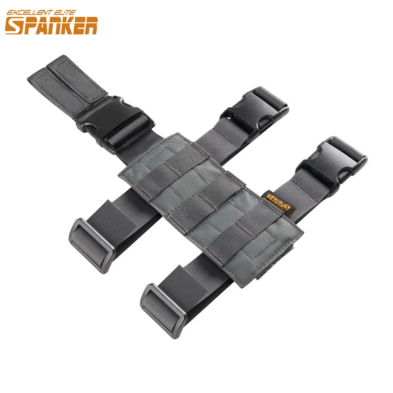 Funda táctica pierna universal plataforma MOLLE para pistola ajustable - imagen 4