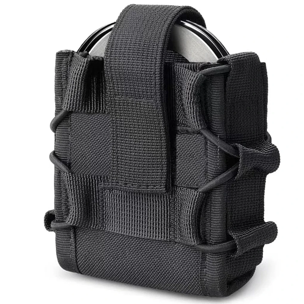 Funda táctica MOLLE para esposas de liberación rápida, abierta - imagen 3