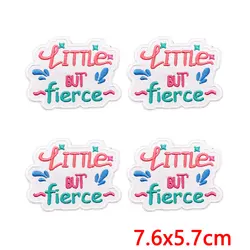 Parche bordado termoadhesivo para chaquetas y gorras con frases