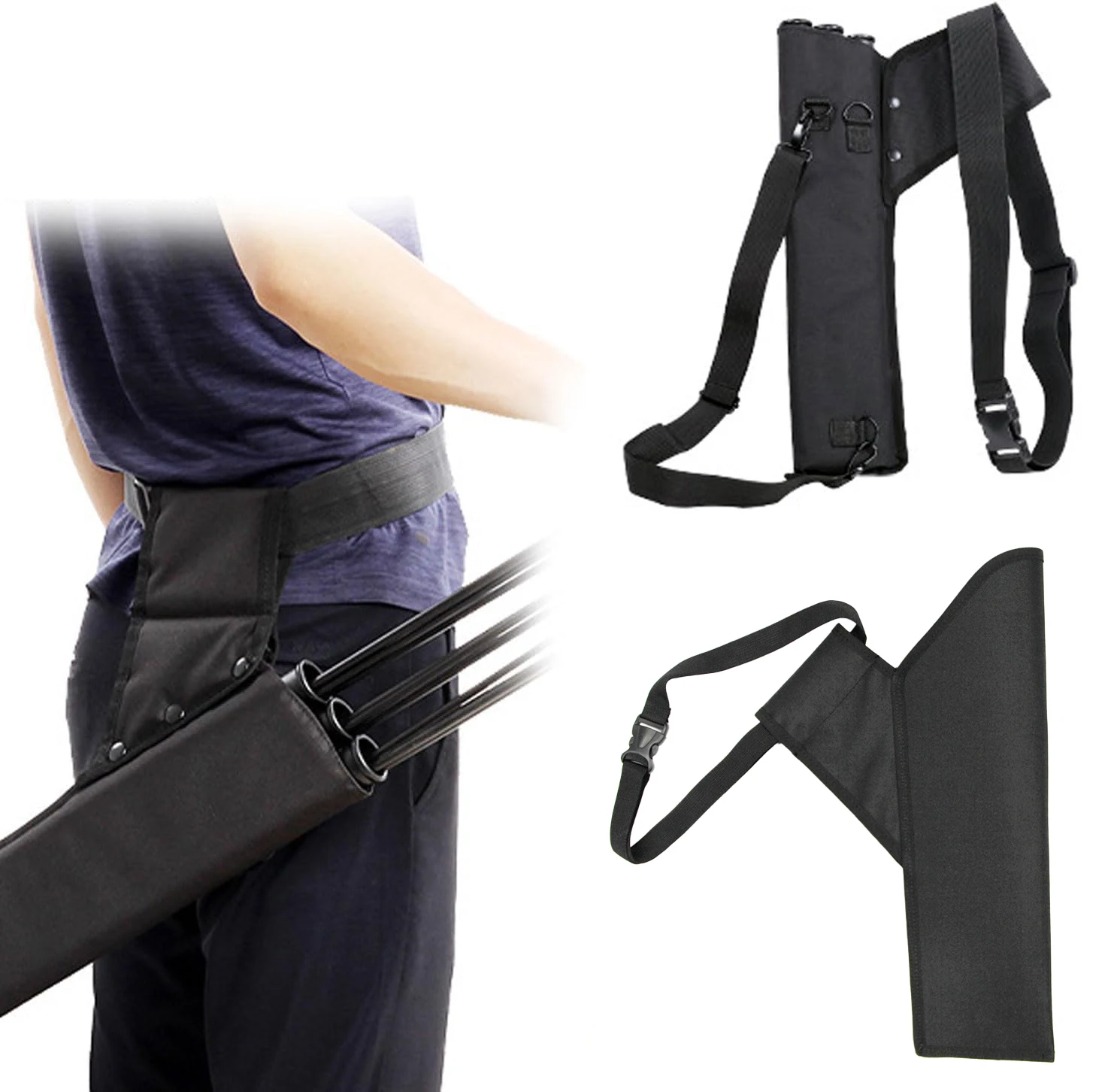 Aljaba cadera 3 flechas – Portaflechas táctico con cinturón ajustable