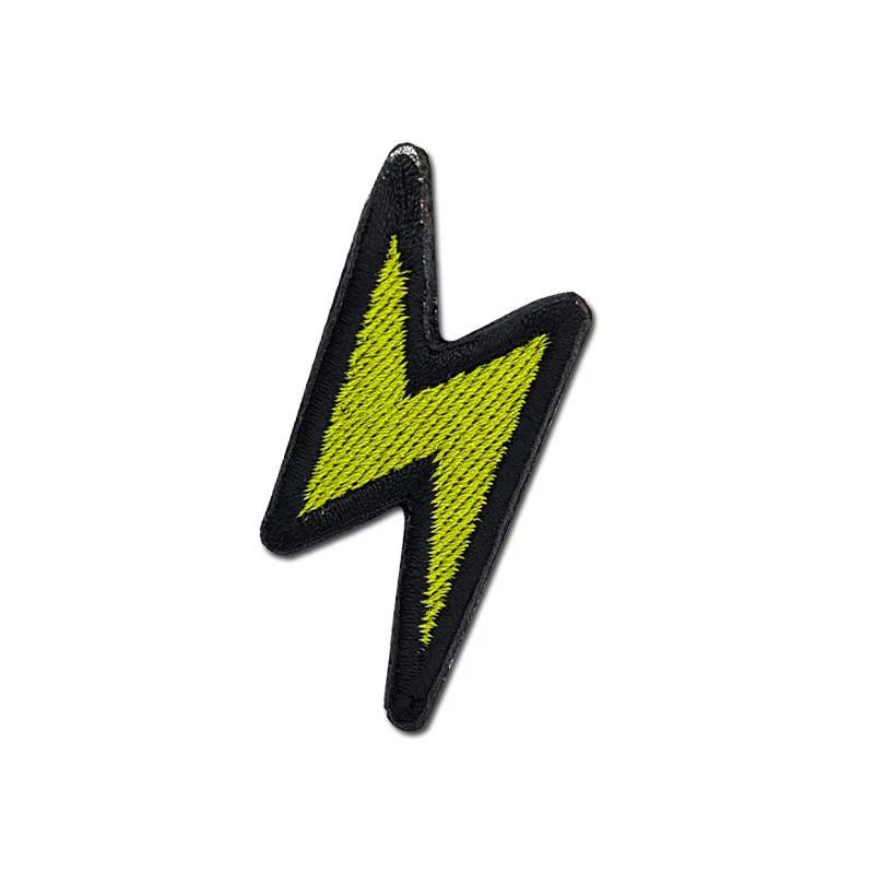 Parche táctico bordado con velcro – Diseño relámpago para equipamiento - imagen 2