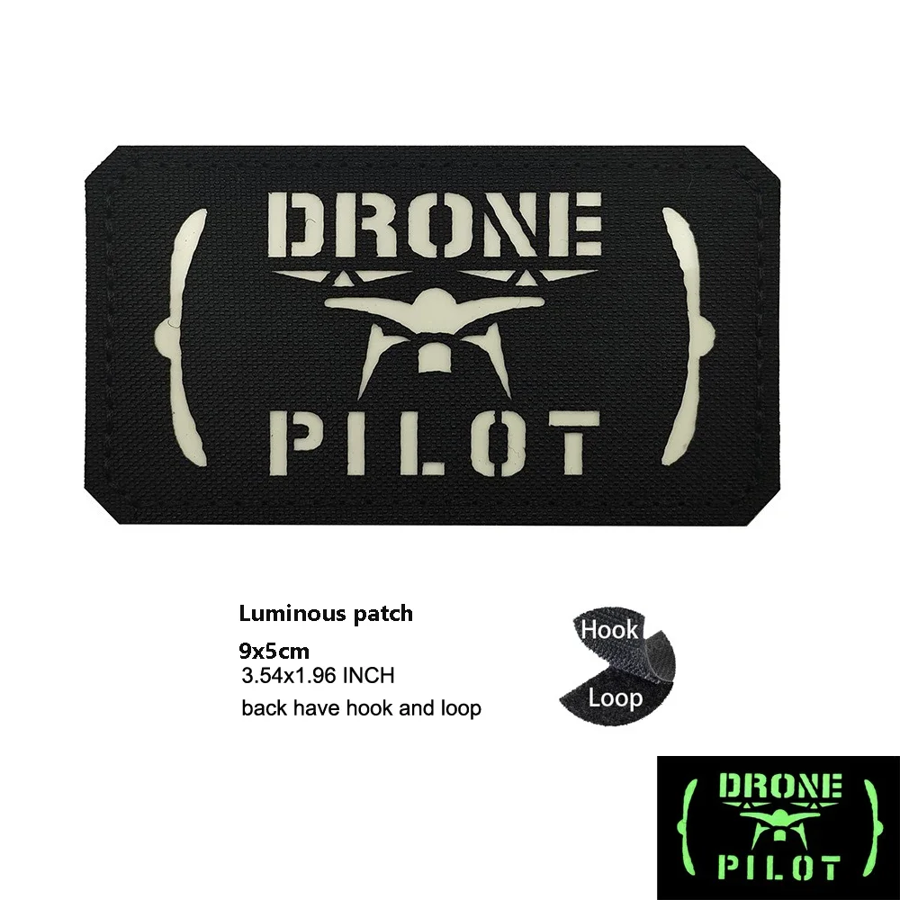 Parche reflectante IR 3D láser PVC caucho para mochila táctica drones