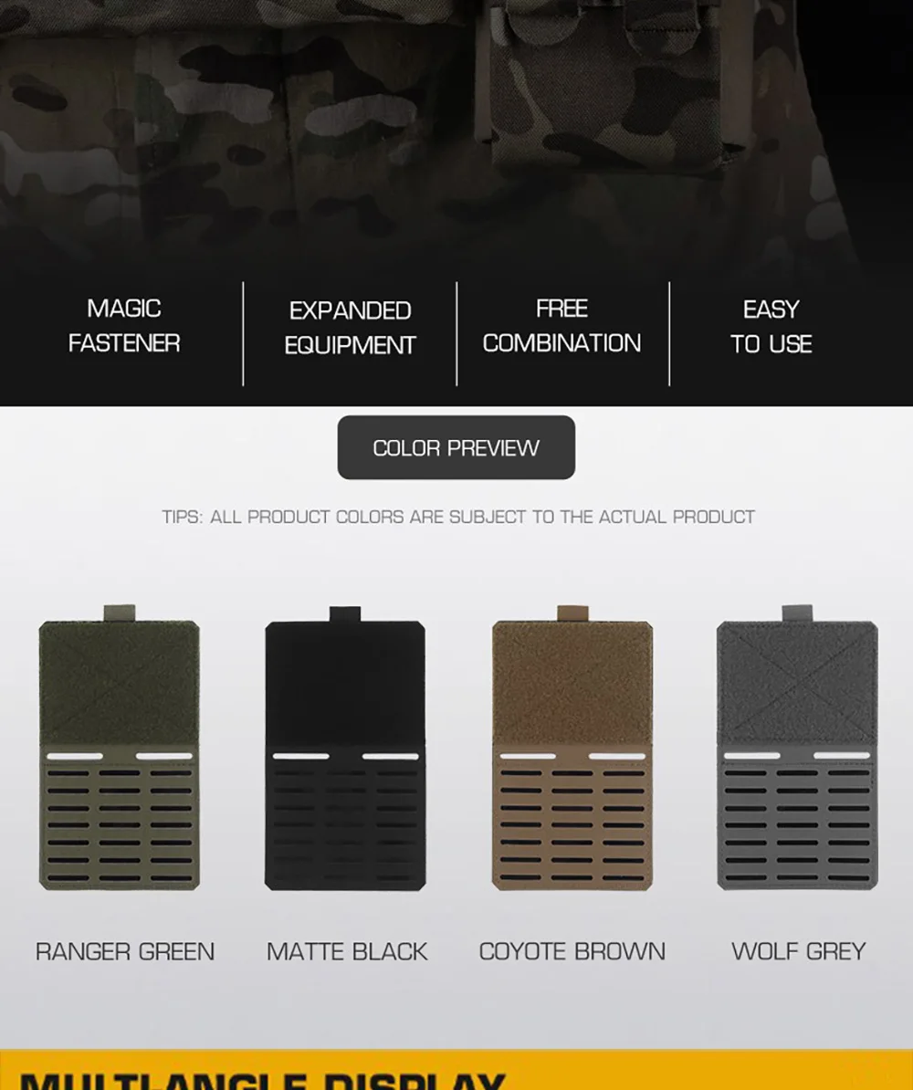 Detalle de cierre tipo velcro/Cordura para sujeción firme