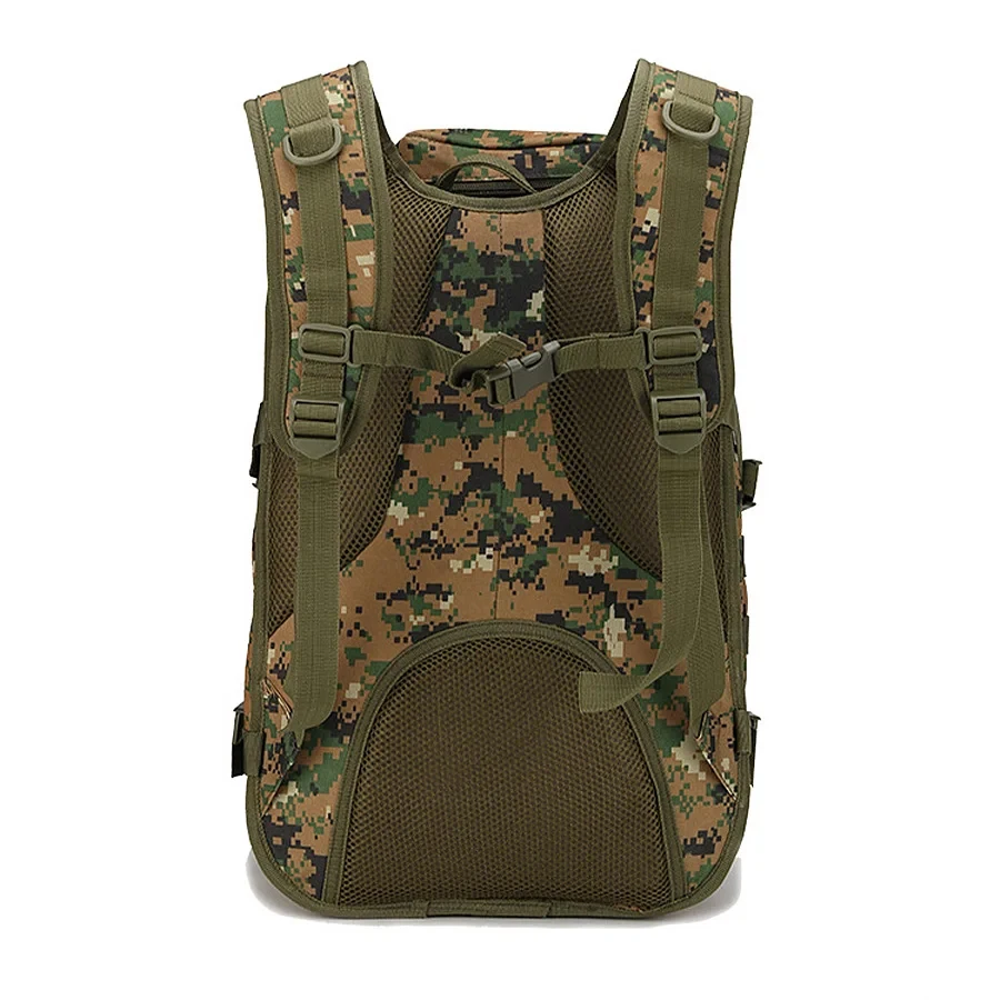 Mochila táctica MOLLE multifunción con cremallera y compartimentos - imagen 4