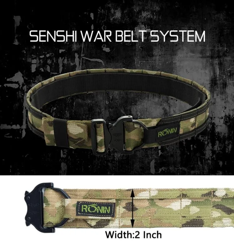 Cinturón estilo Ronin con sistema Molle