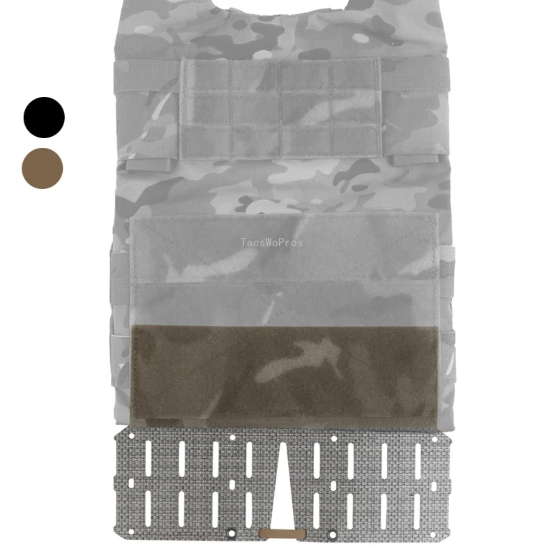 CS Placa táctica MOLLE colgante para chaleco Airsoft y caza