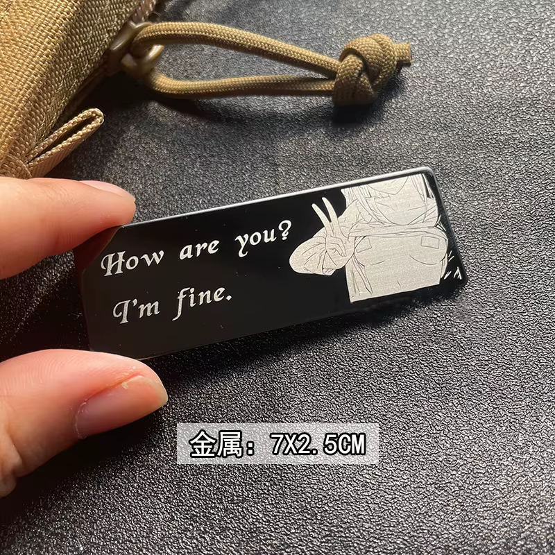Spark Me – Parche táctico anime ojos metal piruleta para mochila chica - imagen 5