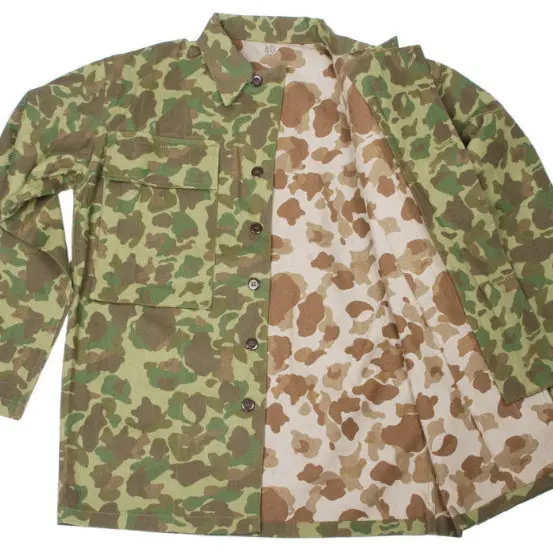 Uniforme militar P42 HBT camuflaje Pacífico para recreación histórica - imagen 2