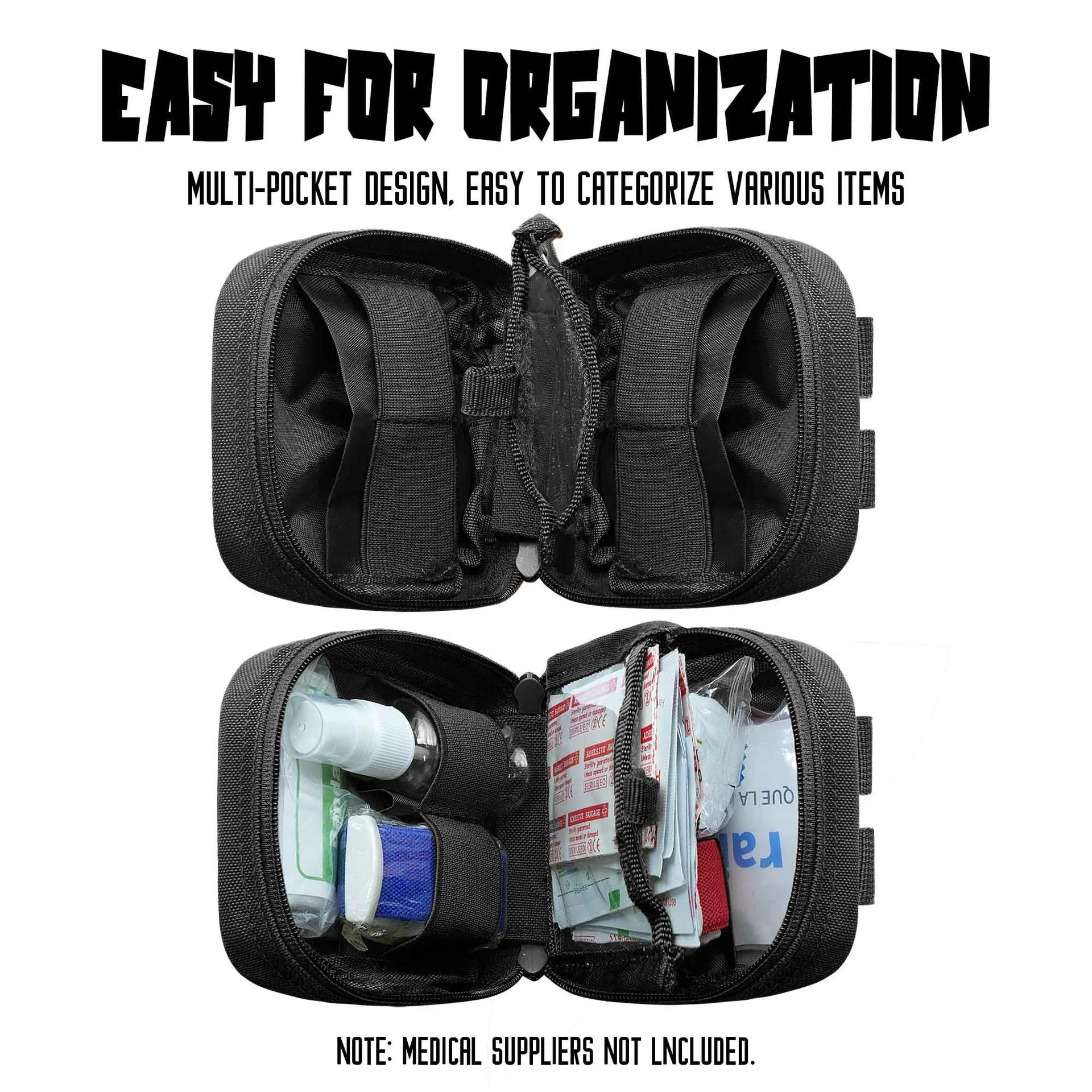 Kit de herramientas tácticas de emergencia en bolsa de nailon - imagen 3