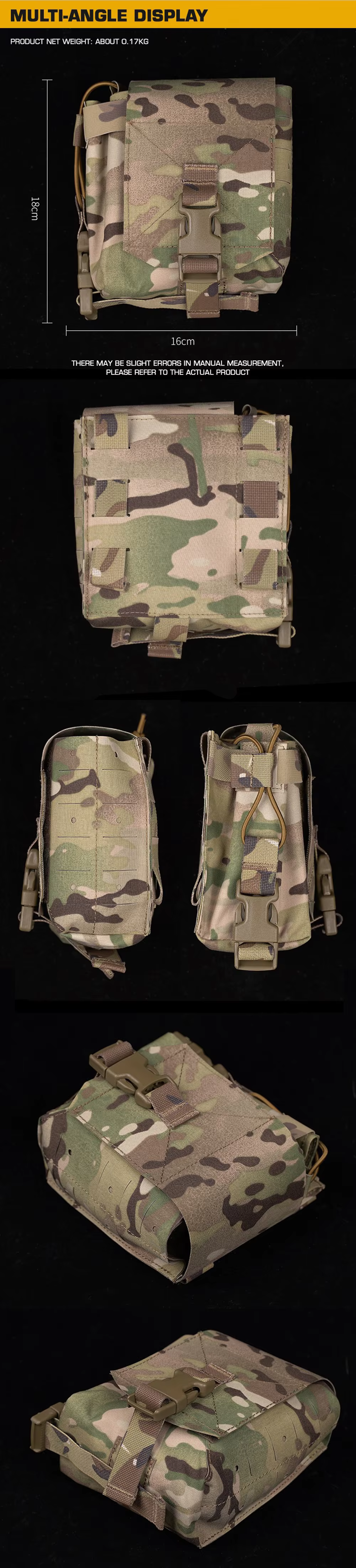 Detalle del tejido Cordura y costuras reforzadas
