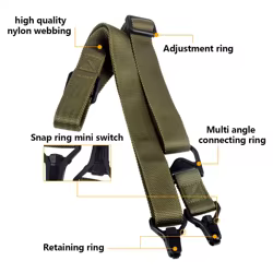 MS4 Adaptador QD para sling en riel Picatinny 20 mm KeyMod