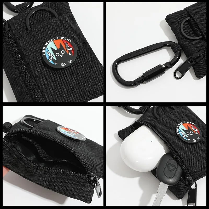 Bolsa táctica mini EDC para llaves y accesorios con cuerda colgante - imagen 3