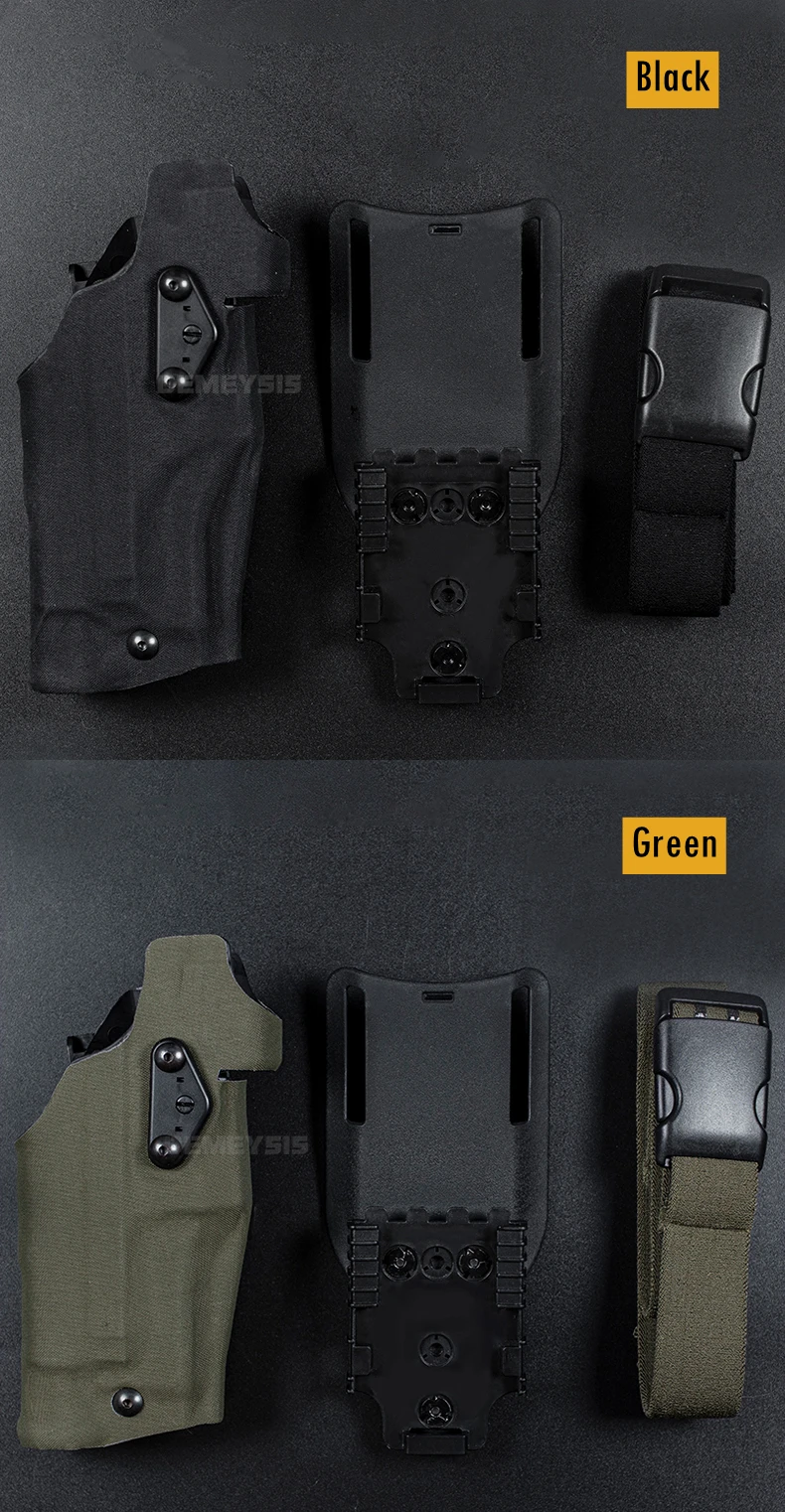 Funda táctica en color camuflaje verde